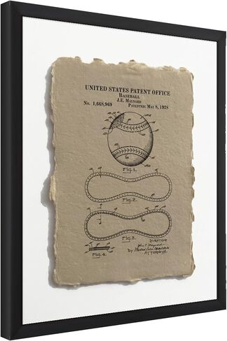 مطبوعات ديكور البيسبول العتيقة من Chancertons - ديكور حائط البيسبول - ديكور غرفة البيسبول - ديكور البيسبول لغرفة الأولاد، ملصق البيسبول، صورة رياضية - فن جدار البيسبول، 3 مجموعات (16 × 20 غير مؤطرة) in Kuwait