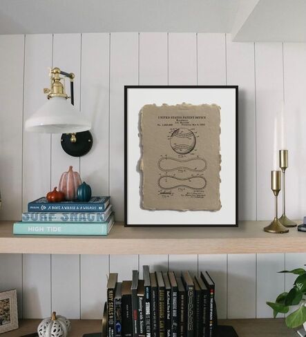 مطبوعات ديكور البيسبول العتيقة من Chancertons - ديكور حائط البيسبول - ديكور غرفة البيسبول - ديكور البيسبول لغرفة الأولاد، ملصق البيسبول، صورة رياضية - فن جدار البيسبول، 3 مجموعات (16 × 20 غير مؤطرة) in Kuwait