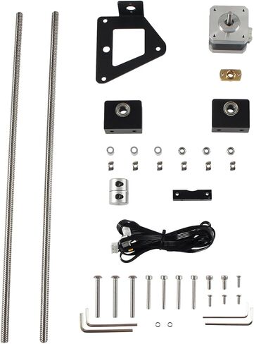 مجموعة ترقية Ender 3 Dual Z-axis مع محرك متدرج T8 مقاس 365 مم، طقم قضيب برغي للطابعة ثلاثية الأبعاد لـ Ender 3 Pro - Ender 3 V2 - Ender 3 Neo - Ender 3 V2 Neo Bczamd in Kuwait