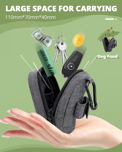 Hands Free Dog Leash,8.2ft Crossbody Dog Leash with Hanging Strap/Hanging Buckle/Poop Bag Holder/Explosion-Proof Handle,Adjustable Crossbody Rope for Dogs Walking,Jogging and Running,18-110lbs,Black in Saudi Arabia