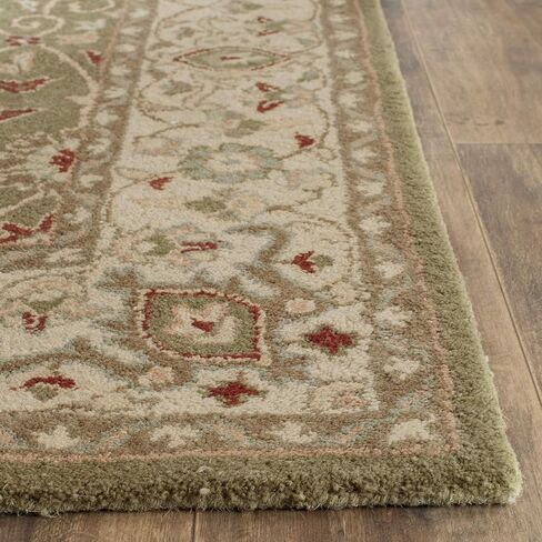 سجادة SAFAVIEH Antiquity Collection - 2' x 3'، أسود، صوف شرقي تقليدي مصنوع يدويًا، مثالي للمناطق ذات حركة المرور العالية في المدخل، غرفة المعيشة، غرفة النوم (AT21B) in Saudi Arabia