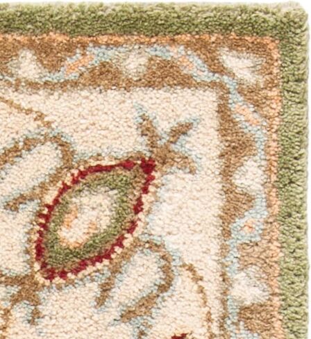 سجادة SAFAVIEH Antiquity Collection - 2' x 3'، أسود، صوف شرقي تقليدي مصنوع يدويًا، مثالي للمناطق ذات حركة المرور العالية في المدخل، غرفة المعيشة، غرفة النوم (AT21B) in Saudi Arabia