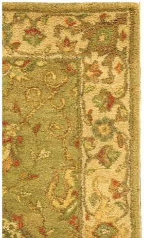 سجادة SAFAVIEH Antiquity Collection - 2' x 3'، أسود، صوف شرقي تقليدي مصنوع يدويًا، مثالي للمناطق ذات حركة المرور العالية في المدخل، غرفة المعيشة، غرفة النوم (AT21B) in Saudi Arabia