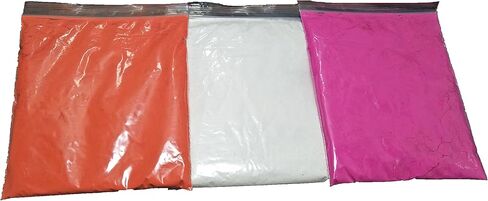 11 قطعة من ألوان رانجولي - تصميم إبداعي لأرضية ديوالي، ألوان المهرجان (مجموعة من 11 لونًا 50 جرامًا لكل عبوة ولون أبيض 100 جرامًا)، هدية عيد الأم in Kuwait