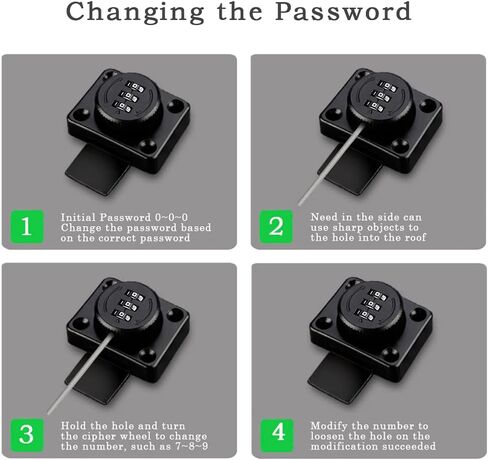 Door Latch Lock 90 Degree,90 Degree gate Latch, Aight Angle barn Lock 90 Degree Right Angle Lock，barn Door Lock Hardware，for Door and Window Anti-Theft/Privacy (1 Lock) in Kuwait