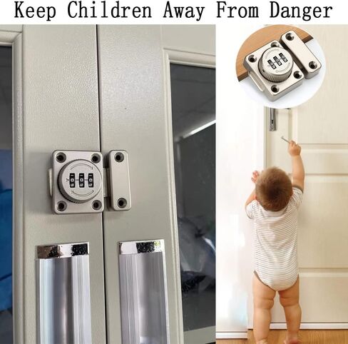 Door Latch Lock 90 Degree,90 Degree gate Latch, Aight Angle barn Lock 90 Degree Right Angle Lock，barn Door Lock Hardware，for Door and Window Anti-Theft/Privacy (1 Lock) in Saudi Arabia
