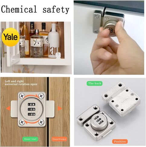 Door Latch Lock 90 Degree,90 Degree gate Latch, Aight Angle barn Lock 90 Degree Right Angle Lock，barn Door Lock Hardware，for Door and Window Anti-Theft/Privacy (1 Lock) in Saudi Arabia