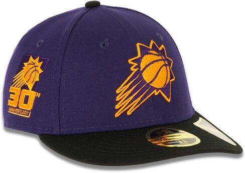New Era Phoenix Suns 59FIFY Low Profile 30th Anniversary Patch Fitted Cap, Hat in Saudi Arabia
