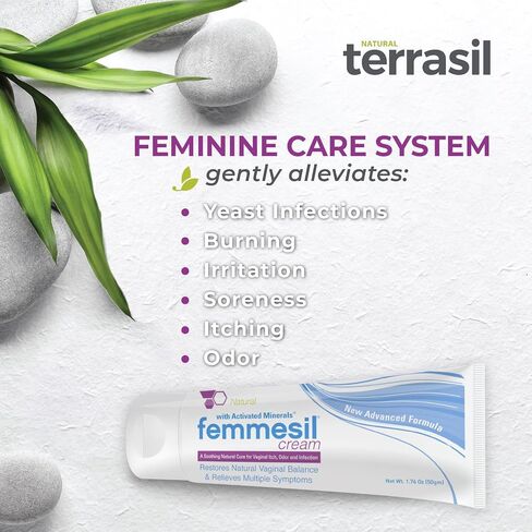 Femmesil Feminine Care Vaginal Health Antifungal Cream for Relief from Yeast Infection, Vaginal Itch & Irritation, Vaginal Cream for Women, 50gm Tube in Saudi Arabia