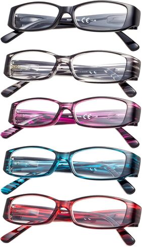 5-Pack Reading Glasses with Spring Temple for Women in Saudi Arabia