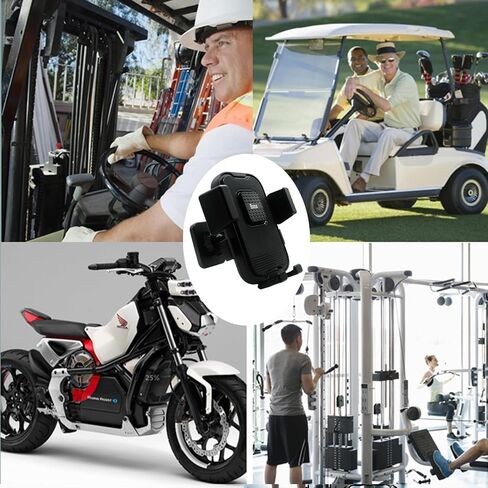 Golf Cart Magnetic Phone Holder Mount Compatible with EZGO/Club Car/Yamaha, Compatible with iPhone/Galaxy/Google Pixel, Ultra Strength Magnet/360° Rotatable/One-Handed Pick & Place in Saudi Arabia