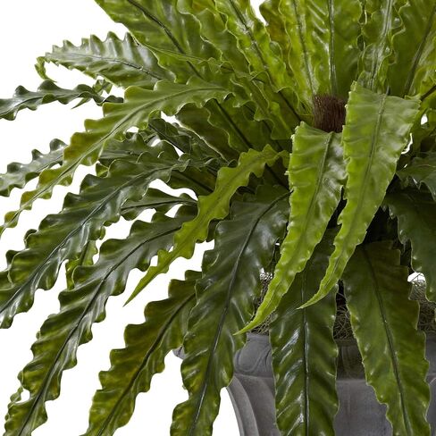 Nearly Natural 30in. Birds nest Fern Artificial Plant with Urn in Saudi Arabia