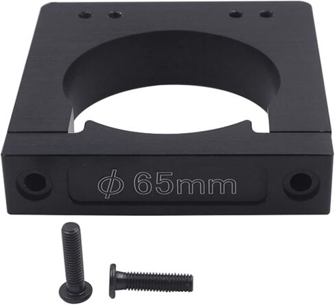 PURPLELILY Motor Bracket 52/65/80mm Center Hole Spindle Motor Holder Aluminum Shaft for Engraver Motor Bracket 52/65/80mm Aluminum Shaft Spindle Motor Mount Kit in Kuwait