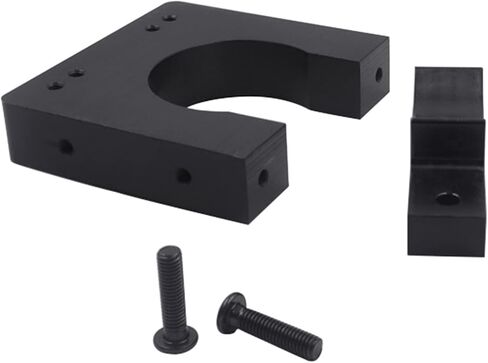 PURPLELILY Motor Bracket 52/65/80mm Center Hole Spindle Motor Holder Aluminum Shaft for Engraver Motor Bracket 52/65/80mm Aluminum Shaft Spindle Motor Mount Kit in Kuwait