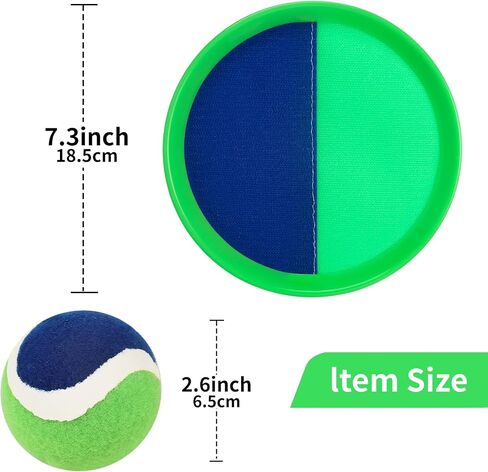 Toss and Catch Ball Set Kids Toys - lawn Games Beach Games Beach Toys Pool Toys Outdoor Toys for Kids Ages 3 4 5 6 7 8 9 10 Years Old Boy Girl Toys, Playground Sets for Kids/Adults/Family in Saudi Arabia