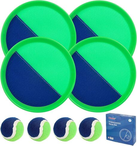 Toss and Catch Ball Set Kids Toys - lawn Games Beach Games Beach Toys Pool Toys Outdoor Toys for Kids Ages 3 4 5 6 7 8 9 10 Years Old Boy Girl Toys, Playground Sets for Kids/Adults/Family in Saudi Arabia