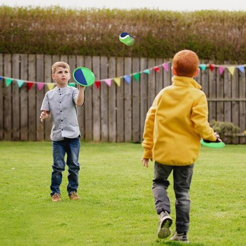 Toss and Catch Ball Set Kids Toys - lawn Games Beach Games Beach Toys Pool Toys Outdoor Toys for Kids Ages 3 4 5 6 7 8 9 10 Years Old Boy Girl Toys, Playground Sets for Kids/Adults/Family in Saudi Arabia