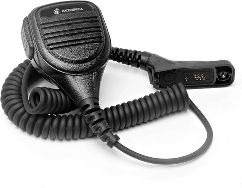 CP100D Speaker Mic for Motorola Radios R2 BPR40D BPR40 CP100D CP200D CP200 CP185 CLS1410 CLS1110 DLR1060 RDU4100 RDU4160D RMU2040 RMU2080D CLS DTR RDU RMU, 2 Pin Shoulder Microphone(Black) in Saudi Arabia