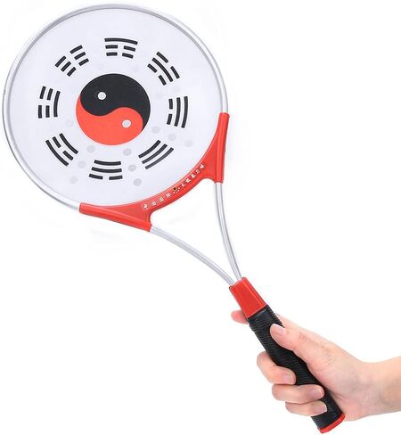 VGEBY Handball Softball Taiji Ball, Handle Silicone Face Elderly Exercise Fitness Tai Chi Soft Ball Racket Taiji Force Racket Ball(Soft Strength) Soft Rackets Tai Chi Ball in Saudi Arabia