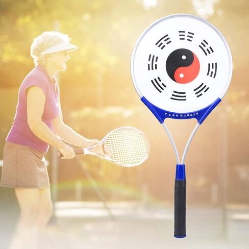 VGEBY Handball Softball Taiji Ball, Handle Silicone Face Elderly Exercise Fitness Tai Chi Soft Ball Racket Taiji Force Racket Ball(Soft Strength) Soft Rackets Tai Chi Ball in Saudi Arabia