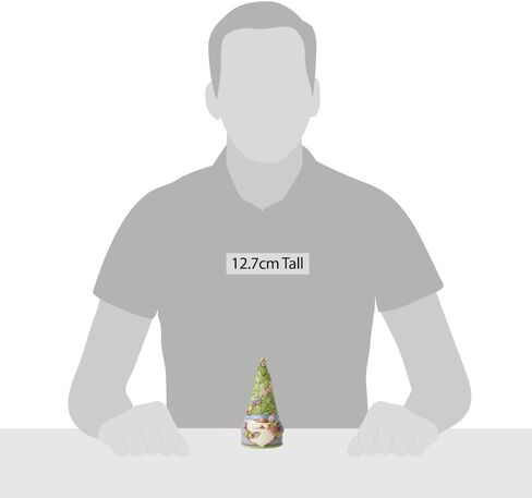 Enesco Jim Shore Heartwood Creek Art for All Seasons Collection Spring Gnome تمثال - راتينج حجري مطلي يدويًا مصنوع يدويًا من التماثيل الزخرفية القابلة للتجميع، تمثال ديكور منزلي، 5 بوصة in Saudi Arabia