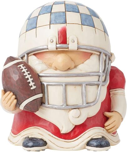 تمثال مصغر من Enesco Jim Shore Heartwood Creek Athletes لاعب كرة القدم Touchdowns Gnome - راتنج حجري مطلي يدويًا، تماثيل صغيرة قابلة للجمع، تمثال ديكور منزلي، 4 بوصة in Saudi Arabia