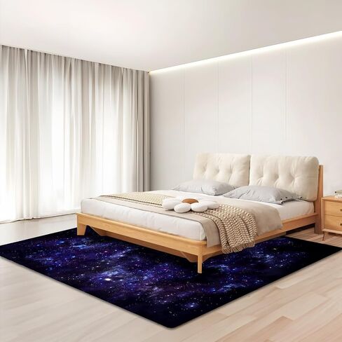 Large Area Rug Carpet Floor Washable Mats Rugs 5'x6' for Living Room Bedroom Home Decor Galaxy Star Nebula Astral in Kuwait