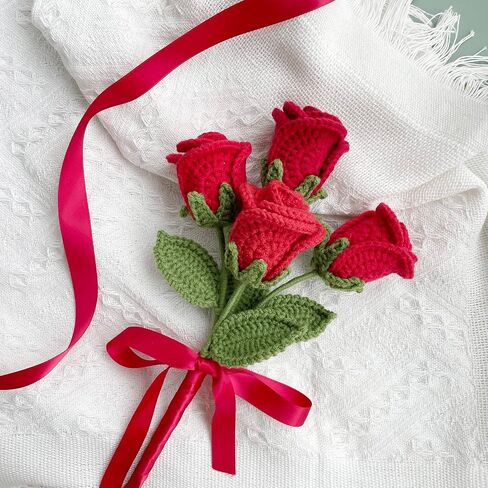 Lily's Lyric Flower Crochet Kit | Carnation & Ash Leaf | Step-by-Step Video Tutorial for Adults Teenagers | Craft Gift Idea DIY Home Decoration in Saudi Arabia