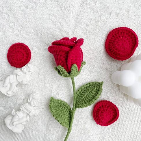 Lily's Lyric Flower Crochet Kit | Carnation & Ash Leaf | Step-by-Step Video Tutorial for Adults Teenagers | Craft Gift Idea DIY Home Decoration in Saudi Arabia