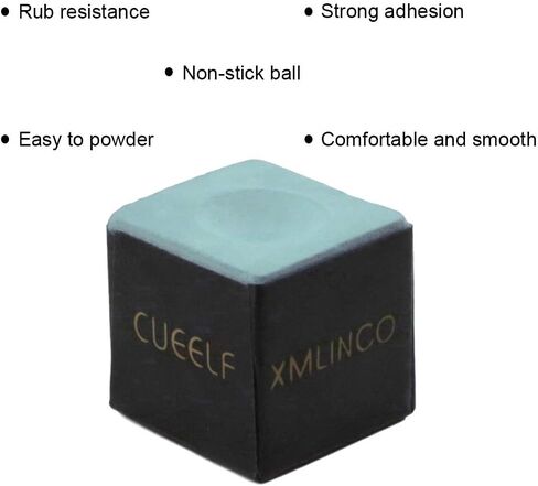 Billiard Pool Cue Chalk Professional Chalk for Snooker-1pc for Pool Cues and Billiards Sticks Tips in Saudi Arabia