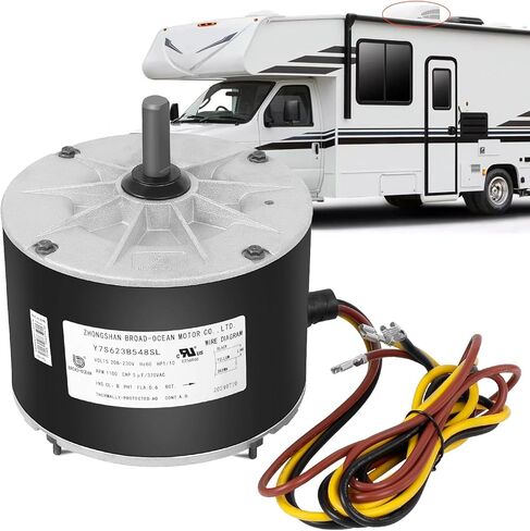 Kondensatorvifte Motor 3S046 Y7S623B548L HB33GQ230 1/10 HP 208-230 Volt Passer for GE Genteq Passer for Carrier，# HC33GE235A HC33GE235 in Saudi Arabia