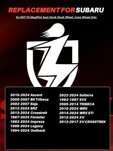 Sposuit M12x1.25 Lug Nuts - Replacement for 1994-2024 Subaru Outback, 2013-2024 Crosstrek, 1997-2024 Forester, 2019-2024 Ascent, 1992-2024 Impreza - Closed End Chrome Lug Nut(20 Pcs) in Kuwait