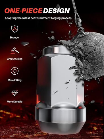 Sposuit M12x1.25 Lug Nuts - Replacement for 1994-2024 Subaru Outback, 2013-2024 Crosstrek, 1997-2024 Forester, 2019-2024 Ascent, 1992-2024 Impreza - Closed End Chrome Lug Nut(20 Pcs) in Kuwait