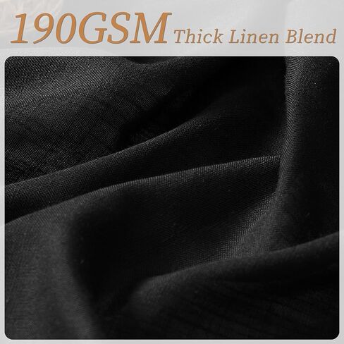 ستائر كتان شبه شفافة من Naturoom مقاس 90 بوصة مكونة من لوحتين مجموعة من شريط الظهر وجيب الضوء وتصفية موردن المزرعة وستائر النوافذ لغرفة النوم وغرفة المعيشة 40 × 90 طبيعي in Kuwait