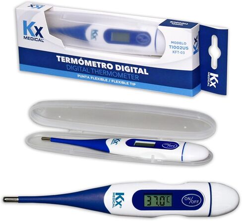 Digital Thermometer Flexible Tip/Measurement of Body Temperature Termometro Digital con Punta Flexible/Medicion de la Temperatura Corporal in Saudi Arabia