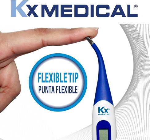 Digital Thermometer Flexible Tip/Measurement of Body Temperature Termometro Digital con Punta Flexible/Medicion de la Temperatura Corporal in Saudi Arabia