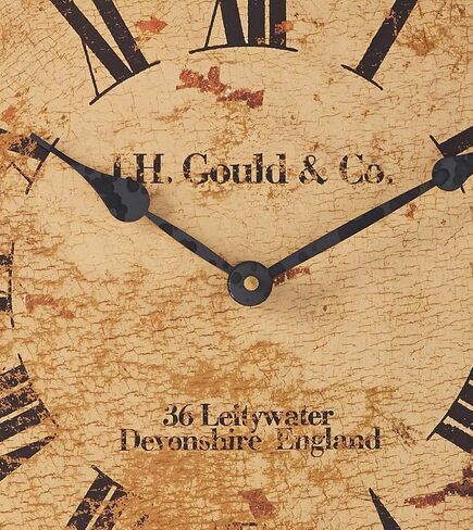 هوارد ميلر ج.ه. ساعة حائط Gould and Co. III 620-441 بندول نحاسي عتيق مقاس 15 بوصة مع توفير التوقيت الصيفي التلقائي وحركة كوارتز in Saudi Arabia
