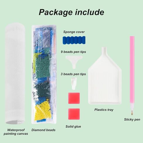 Acudotr Diamond Painting Kits for Adults, 5D DIY Diamond Art Kits for Beginners, Full Drill Diamond Painting Kits for Home Wall Decor, Owl, 12x16 Inch in Saudi Arabia