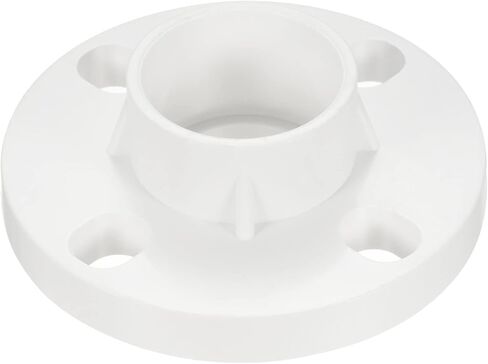 تركيب أنابيب PVC مقاس 50 مم من PATIKIL، موصل اقتران مقبس أنبوب شفة لتوصيل أنابيب OD مقاس 50 مم، أبيض in Saudi Arabia