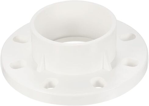 تركيب أنابيب PVC مقاس 50 مم من PATIKIL، موصل اقتران مقبس أنبوب شفة لتوصيل أنابيب OD مقاس 50 مم، أبيض in Saudi Arabia