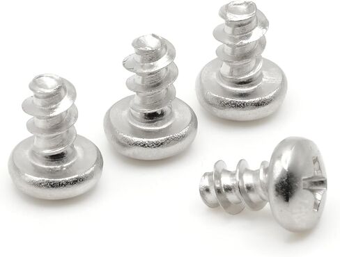 Rear License Plate Screws Compatible with Mini Cooper - M5-0.8 x 8mm - Stainless Steel - Black Oxide (Pack of 4) in Saudi Arabia