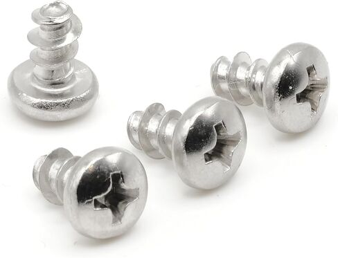 Rear License Plate Screws Compatible with Mini Cooper - M5-0.8 x 8mm - Stainless Steel - Black Oxide (Pack of 4) in Saudi Arabia