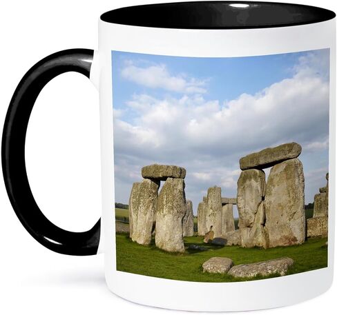 كوب 3dRose_82773_1 "Stonehenge, Wiltshire, England - EU33 DWA0072 - David Wall" كوب سيراميك، 11 أونصة، متعدد الألوان in Kuwait