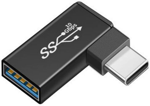 Xiwai 180 درجة لأعلى ولأسفل بزاوية Type-C USB-C OTG إلى USB 3.0 أنثى تمديد محول للهاتف الخليوي والكمبيوتر اللوحي in Saudi Arabia