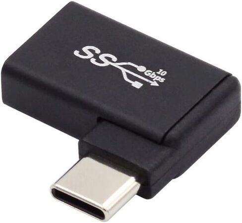 Xiwai 180 درجة لأعلى ولأسفل بزاوية Type-C USB-C OTG إلى USB 3.0 أنثى تمديد محول للهاتف الخليوي والكمبيوتر اللوحي in Saudi Arabia