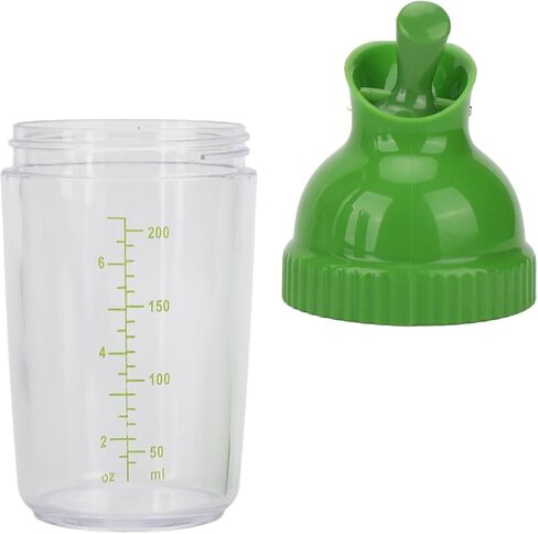 200ml Salad Dressing Shaker Container Condiment Bottles Salad Dressing Bottles Leakage Proof Salad Dressing Jar with Lid for Kitchen (Green) in Saudi Arabia
