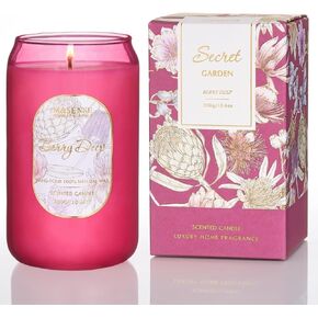 M&SENSE Aromatherapy Soy Scented Candle Gift- Noble Roses Scent, 10.6 oz, 60-Hour Burn, Elegant Home Decor for Women