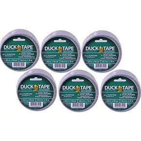 Duck Tape Brand Duct Tape, All Purpose Strength, 1.88 IN x 10 YD, (Pack of 6)