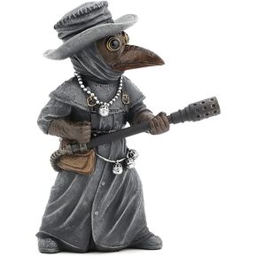 Veronese Design 5 1/4" Epidemia Exterminatus Plague Doctor Steampunk Resin Sculpture Handpainted Figurine