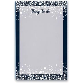 Rustic Birch Wood Notepad with Magnet - 8.5" x 5.5" - Grocery, Shopping, Daily Tasks List - Rustic Barnwood (Birch Wood)